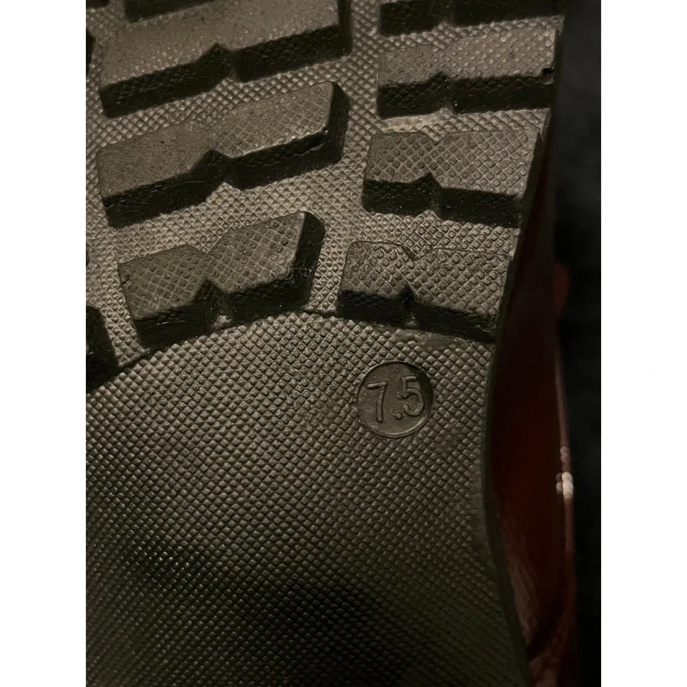 Dirty Laundry ILITA006 Platform Lace-up Shoes - Burgundy Women Size: US7.5/EU 38 - Picture 7 of 8